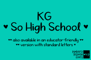 KG So High School Graphic